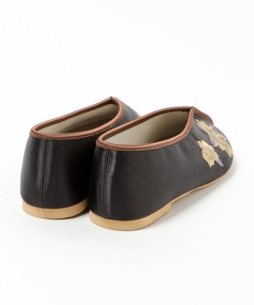 GLOBAL WORK（グローバルワーク）の「フラットチャイナシューズ/930419（その他シューズ・レディース・ブラック/アイボリー/ベージュ系その他・MEDIUM/LARGE）」の8枚目の写真