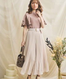 NOELA | プリーツシフォンパンツ(その他パンツ)