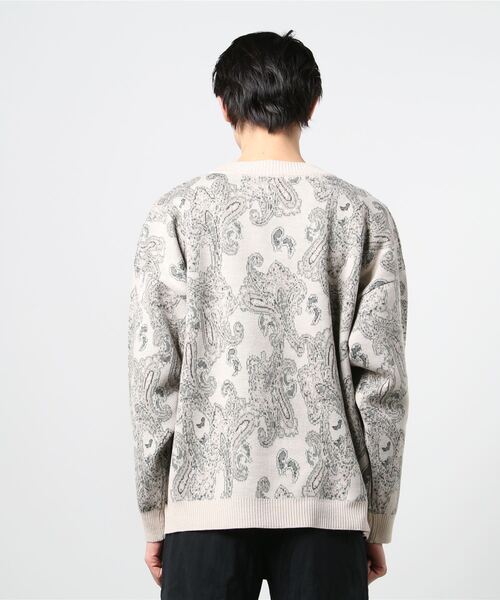 WEGO（ウィゴー）の「WEGO/ペイズリージャガードセーター（ニット/セーター・メンズ・ブラック/ベージュ・LARGE/MEDIUM）」の18枚目の写真