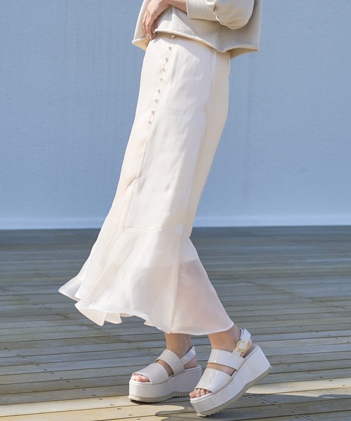 one after another NICE CLAUP（ワンアフターアナザーナイスクラップ）の「アソートマーメイドスカート（スカート・レディース・ホワイト系その他/グレー系その他/ドット/ホワイト系その他2・FREE）」の2枚目の写真