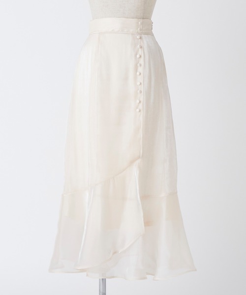 one after another NICE CLAUP（ワンアフターアナザーナイスクラップ）の「アソートマーメイドスカート（スカート・レディース・ホワイト系その他/グレー系その他/ドット/ホワイト系その他2・FREE）」の6枚目の写真