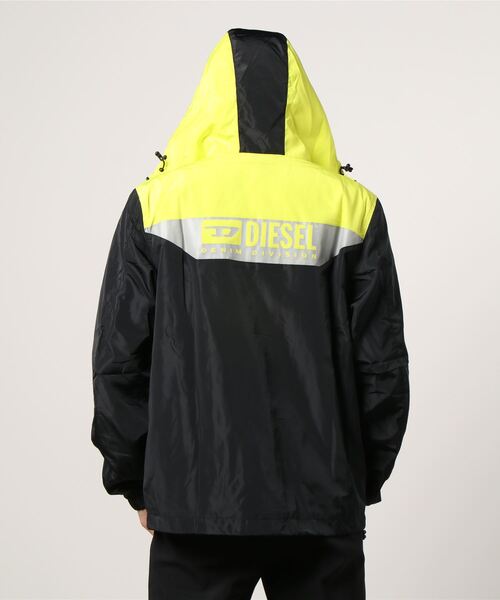 DIESEL(ディーゼル)の「メンズ ジャケット ナイロン パーカー DIESEL(ディーゼル)の「メンズ ジャケット ナイロン パーカー