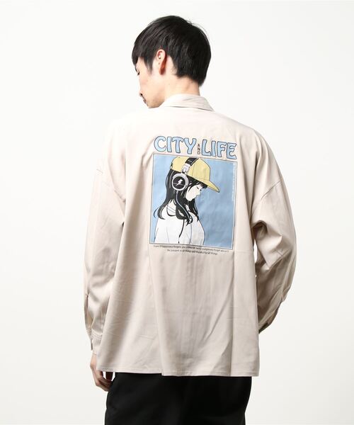 THISIS(ディスイズ)の「ブロード バッグプリントリーズフィットシャツ(シャツ/ブラウス・メンズ・ホワイト系その他/ベージュ系その他/ホワイト系その他3/ホワイト系その他2/ベージュ系その他2/ベージュ系その他3/ブラック系その他2/ホワイト系その他4/ブラック系その他/ホワイト系その他5・MEDIUM/X-LARGE/LARGE)」の17枚目の写真