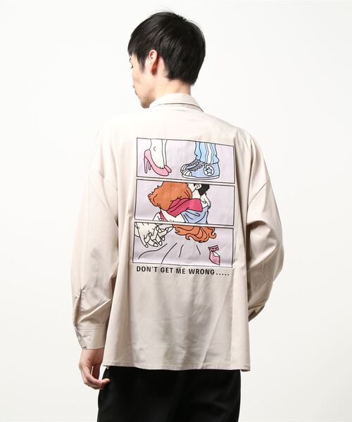 THISIS(ディスイズ)の「ブロード バッグプリントリーズフィットシャツ(シャツ/ブラウス・メンズ・ホワイト系その他/ベージュ系その他/ホワイト系その他3/ホワイト系その他2/ベージュ系その他2/ベージュ系その他3/ブラック系その他2/ホワイト系その他4/ブラック系その他/ホワイト系その他5・MEDIUM/X-LARGE/LARGE)」の21枚目の写真
