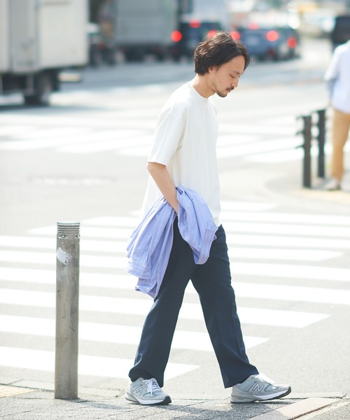 CIAOPANIC TYPY（チャオパニックティピー）の「コットンシルケットポケットTee（Tシャツ/カットソー・メンズ・サックスブルー/ブラウン/ピンク/チャコールグレー/オフホワイト/グリーン/ネイビー/マスタード/サンドベージュ/ブルー・L/S/XL/M/MEDIUM/SMALL/LARGE/X-LARGE）」の13枚目の写真