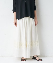 BEARDSLEY | 裾刺繍ギャザーパンツ(その他パンツ)