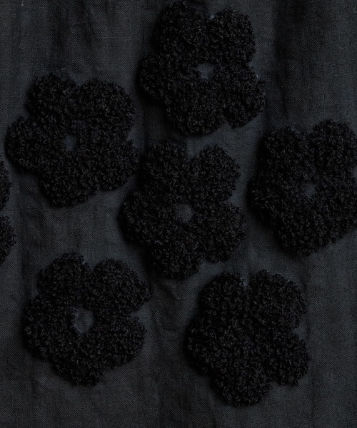 BEARDSLEY（ビアズリー）の「裾刺繍ギャザーパンツ（その他パンツ・レディース・ホワイト/ブラック・FREE）」の19枚目の写真