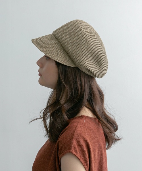 RODE SKO（ロデスコ）の「洗えるたためるキャスケット（キャスケット・レディース・ナチュラル/ブラウン系その他/ベージュ系その他・FREE）」の12枚目の写真