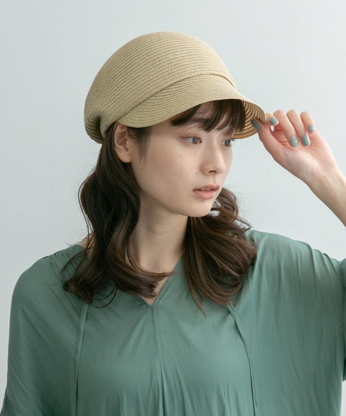 RODE SKO（ロデスコ）の「洗えるたためるキャスケット（キャスケット・レディース・ナチュラル/ブラウン系その他/ベージュ系その他・FREE）」の15枚目の写真