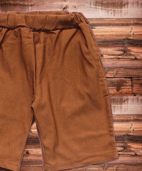 SHISKY(シスキー)の「スーパーストレッチハーフパンツ(その他パンツ・メンズ・ブラック/ネイビー/オフホワイト/カーキ/イエロー/ブルー/モカ/杢グレー/チャコール/グレー系/ネイビー系/ブルー系・M/L/XL)」の1枚目の写真