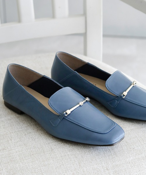 chocolates（チョコラテス）の「晴雨兼用 2way バブーシュ ソフトビットローファー【日本製】（ローファー・レディース・ブルー/ブラック/ホワイト/ダークベージュ/ブラウン系その他/シルバー・24cm/25cm/23.5cm/24.5cm/22.5cm/23cm/22cm/24.5㎝）」の5枚目の写真