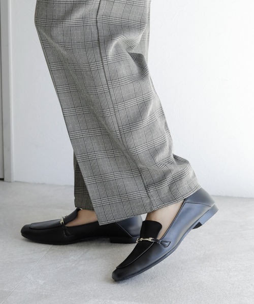 chocolates（チョコラテス）の「晴雨兼用 2way バブーシュ ソフトビットローファー【日本製】（ローファー・レディース・ブルー/ブラック/ホワイト/ダークベージュ/ブラウン系その他/シルバー・24cm/25cm/23.5cm/24.5cm/22.5cm/23cm/22cm/24.5㎝）」の9枚目の写真