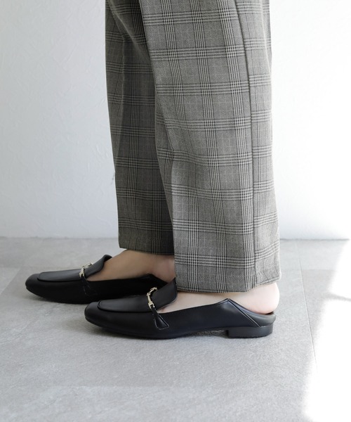 chocolates（チョコラテス）の「晴雨兼用 2way バブーシュ ソフトビットローファー【日本製】（ローファー・レディース・ブルー/ブラック/ホワイト/ダークベージュ/ブラウン系その他/シルバー・24cm/25cm/23.5cm/24.5cm/22.5cm/23cm/22cm/24.5㎝）」の12枚目の写真