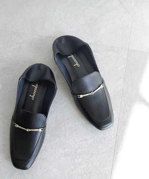 chocolates（チョコラテス）の「晴雨兼用 2way バブーシュ ソフトビットローファー【日本製】（ローファー・レディース・ブルー/ブラック/ホワイト/ダークベージュ/ブラウン系その他/シルバー・24cm/25cm/23.5cm/24.5cm/22.5cm/23cm/22cm/24.5㎝）」の14枚目の写真