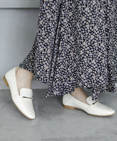 chocolates（チョコラテス）の「晴雨兼用 2way バブーシュ ソフトビットローファー【日本製】（ローファー・レディース・ブルー/ブラック/ホワイト/ダークベージュ/ブラウン系その他/シルバー・24cm/25cm/23.5cm/24.5cm/22.5cm/23cm/22cm/24.5㎝）」の18枚目の写真