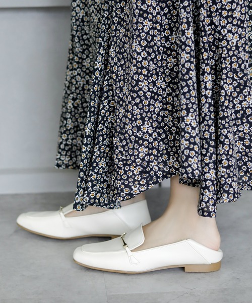 chocolates（チョコラテス）の「晴雨兼用 2way バブーシュ ソフトビットローファー【日本製】（ローファー・レディース・ブルー/ブラック/ホワイト/ダークベージュ/ブラウン系その他/シルバー・24cm/25cm/23.5cm/24.5cm/22.5cm/23cm/22cm/24.5㎝）」の22枚目の写真