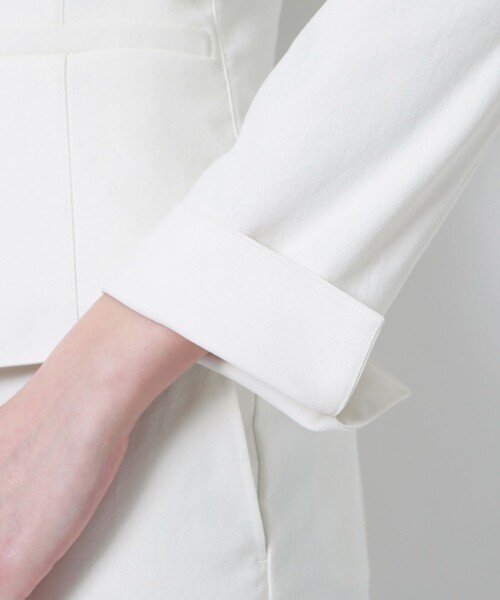 EPOCA（エポカ）の「オックスストレッチ ノーカラージャケット（ノー