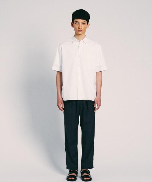 UNITED ARROWS（ユナイテッドアローズ）の「＜UNITED ARROWS＞ トーマスメイソン ショートスリーブシャツ（シャツ/ブラウス・メンズ・ホワイト/ダークグリーン/ダークブラウン/グレー/ターコイズブルー/ライム・SMALL/MEDIUM/LARGE/X-LARGE）」の12枚目の写真