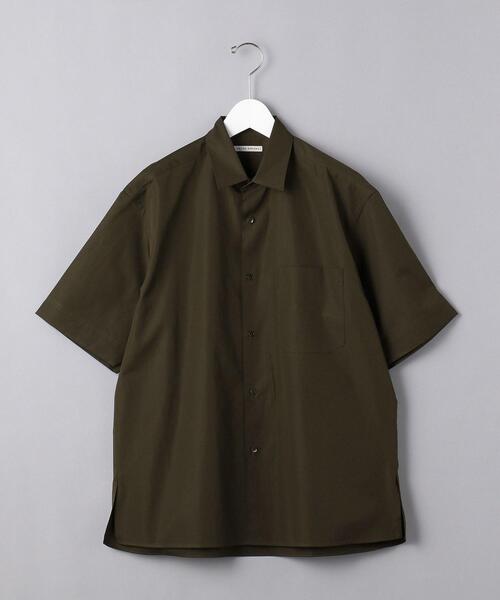 UNITED ARROWS（ユナイテッドアローズ）の「＜UNITED ARROWS＞ トーマスメイソン ショートスリーブシャツ（シャツ/ブラウス・メンズ・ホワイト/ダークグリーン/ダークブラウン/グレー/ターコイズブルー/ライム・SMALL/MEDIUM/LARGE/X-LARGE）」の21枚目の写真