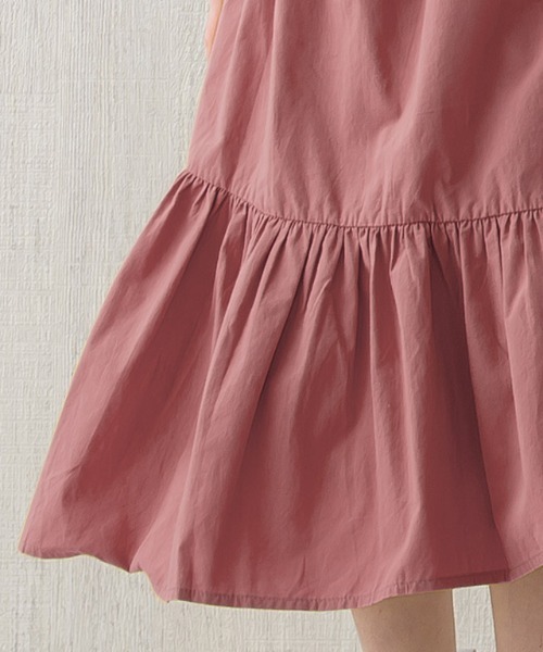lulpini(ルルピー二)の「kids 一段ティアードスカート(スカート・キッズ・ピンク/ライム・S/M/L)」の9枚目の写真