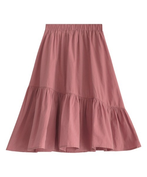 lulpini(ルルピー二)の「kids 一段ティアードスカート(スカート・キッズ・ピンク/ライム・S/M/L)」の5枚目の写真