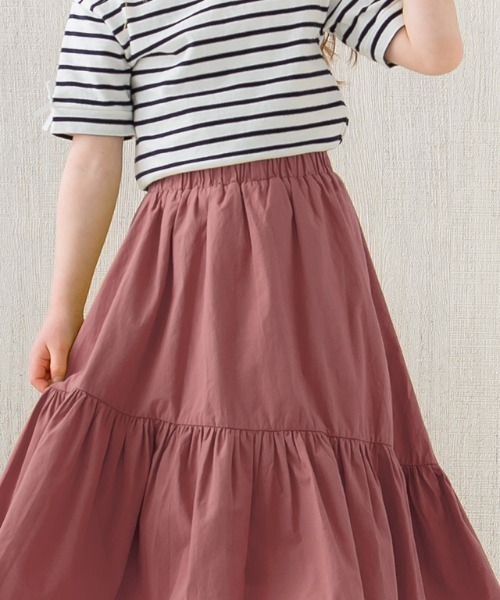 lulpini(ルルピー二)の「kids 一段ティアードスカート(スカート・キッズ・ピンク/ライム・S/M/L)」の19枚目の写真