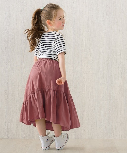 lulpini(ルルピー二)の「kids 一段ティアードスカート(スカート・キッズ・ピンク/ライム・S/M/L)」の15枚目の写真