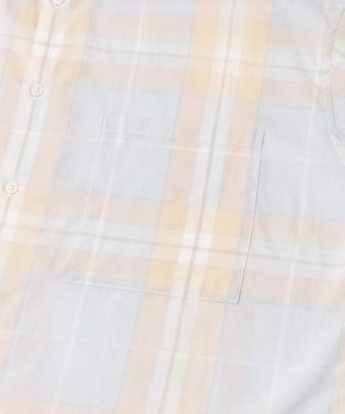 URBAN RESEARCH Sonny Label（アーバンリサーチサニーレーベル）の「ビッグチェックバンドカラーシャツ（シャツ/ブラウス・メンズ・ライトブルー/ベージュ・LARGE/MEDIUM）」の20枚目の写真