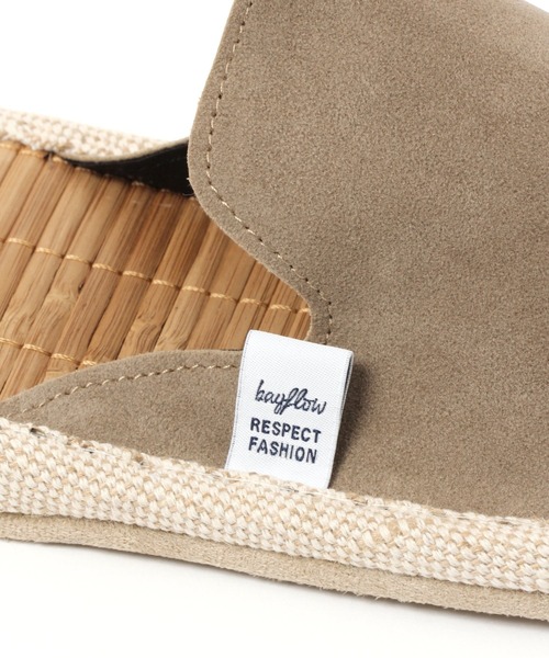 BAYFLOW(ベイフロー)の「BFバンブールームシューズ(ルームシューズ/スリッパ・レディース・ブルー/ベージュ・LARGE/MEDIUM)」の9枚目の写真
