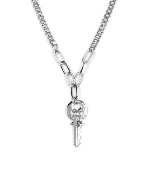 Figments(フィグメンツ)の「キヘイ&ケーブルチェーンキーネックレス(ネックレス・レディース・シルバー・FREE)」の10枚目の写真