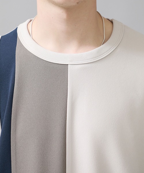 SHAREEF(シャリーフ)の「【SHAREEF】EX.GERORGETTE BIG TEE(Tシャツ/カットソー・メンズ・ブラック/ブラウン/アイボリー・1/2)」の20枚目の写真