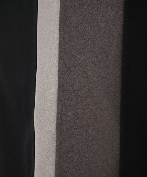 SHAREEF(シャリーフ)の「【SHAREEF】EX.GERORGETTE BIG TEE(Tシャツ/カットソー・メンズ・ブラック/ブラウン/アイボリー・1/2)」の15枚目の写真