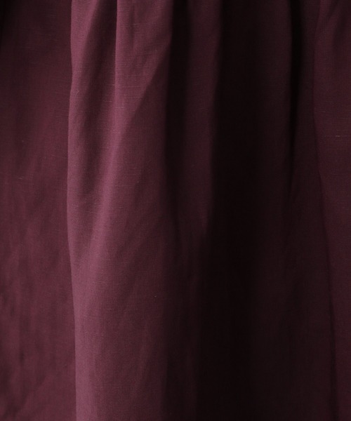 A part by(アパートバイ)の「RyLiペプラム半袖シャツ 949569(シャツ/ブラウス・レディース・ブラック/オフホワイト/グリーン系その他4/パープル系その他5・FREE)」の22枚目の写真