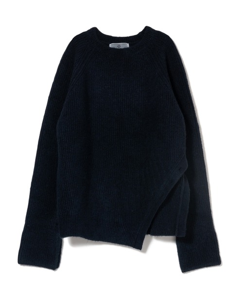 LAYMEE（レイミー）の「Pansy knit / パンジーニット（ニット/セーター・レディース・ライトブルー/ネイビー/ベージュ・FREE）」の9枚目の写真