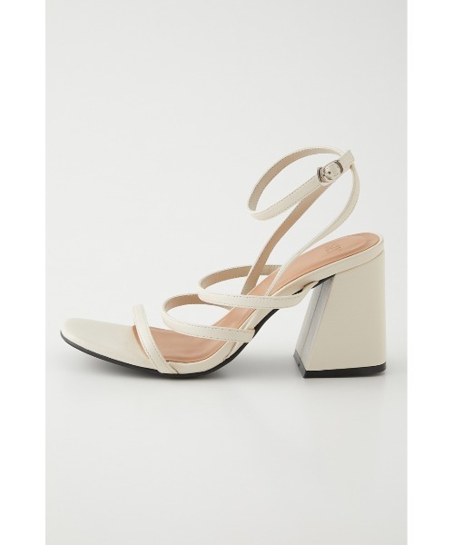 SLY(スライ)の「YNES ANKLE STRAP SANDAL アンクル ストラップ サンダル(サンダル・レディース・ブラック/アイボリー/マルチ・SMALL/MEDIUM/LARGE)」の2枚目の写真