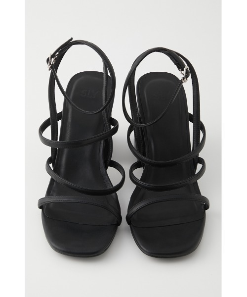SLY(スライ)の「YNES ANKLE STRAP SANDAL アンクル ストラップ サンダル(サンダル・レディース・ブラック/アイボリー/マルチ・SMALL/MEDIUM/LARGE)」の12枚目の写真
