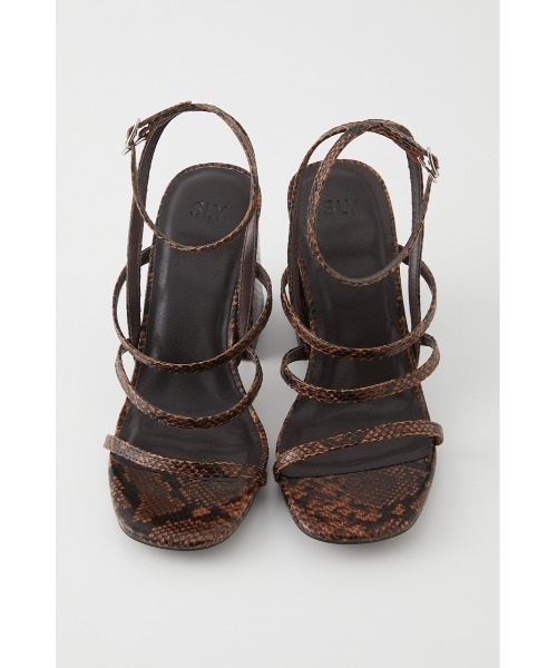 SLY(スライ)の「YNES ANKLE STRAP SANDAL アンクル ストラップ サンダル(サンダル・レディース・ブラック/アイボリー/マルチ・SMALL/MEDIUM/LARGE)」の19枚目の写真