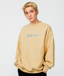 XLARGE | STANDARD LOGO PATCHED CREW NECK SWEAT(スウェット)