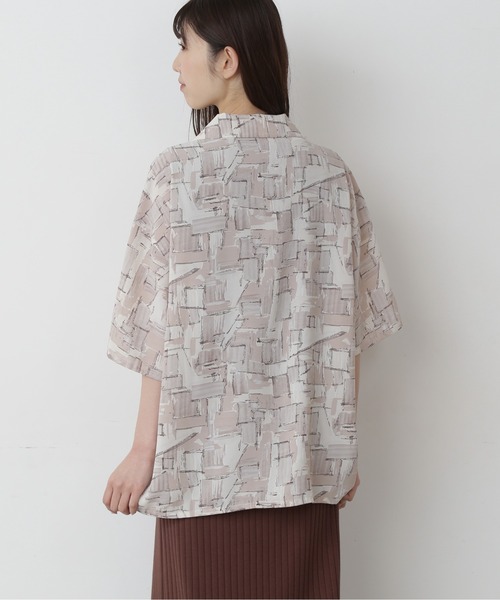 FREE'S MART（フリーズマート）の「◆開襟ビッグシャツ（シャツ/ブラウス・レディース・ブラック/ホワイト系その他/ベージュ系その他・FREE）」の7枚目の写真