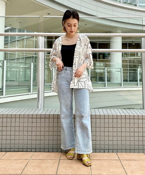 FREE'S MART（フリーズマート）の「◆開襟ビッグシャツ（シャツ/ブラウス・レディース・ブラック/ホワイト系その他/ベージュ系その他・FREE）」の15枚目の写真