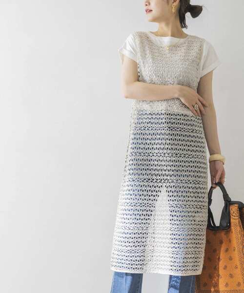 URBAN RESEARCH(アーバンリサーチ)の「バックデザインレースワンピース(ワンピース・レディース・ダークブラウン/グレー系その他・FREE)」の10枚目の写真