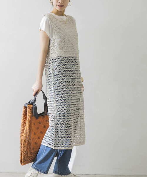 URBAN RESEARCH(アーバンリサーチ)の「バックデザインレースワンピース(ワンピース・レディース・ダークブラウン/グレー系その他・FREE)」の11枚目の写真