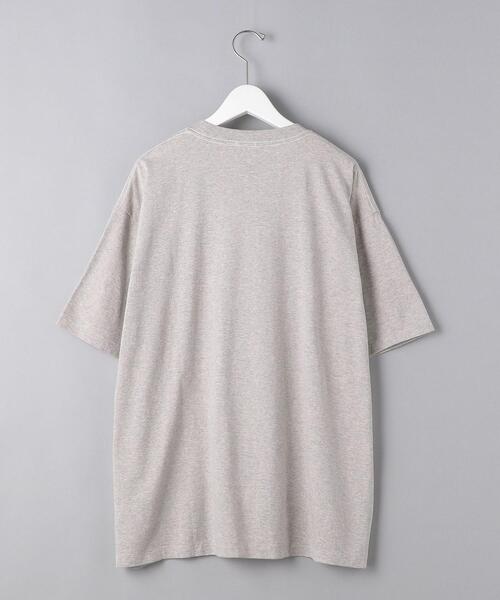 COMOLI（コモリ）の「＜COMOLI（コモリ）＞ クルー Tシャツ ■■■（Tシャツ/カットソー・メンズ・ホワイト/ダークグレー/グレー・3/2）」の4枚目の写真