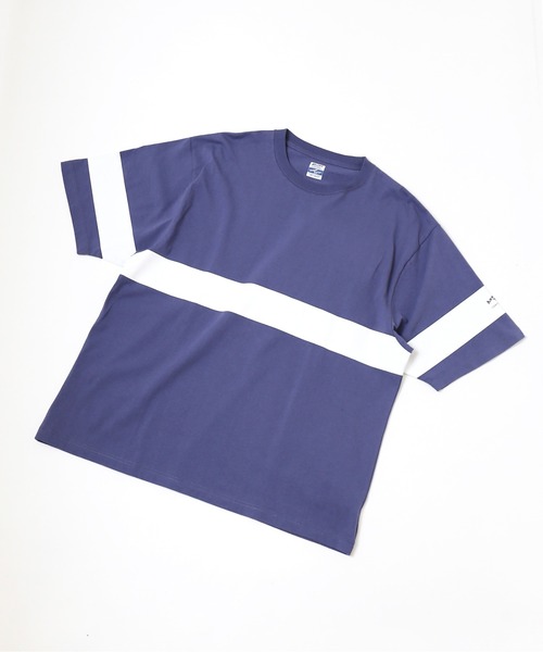 ARMY TWILL(アーミーツイル)の「【ARMY TWILL/アーミーツイル】 PRINT ボーダー Tシャツ(Tシャツ/カットソー・メンズ・ベージュ/グレー/ホワイト/ネイビー・LARGE/MEDIUM)」の1枚目の写真