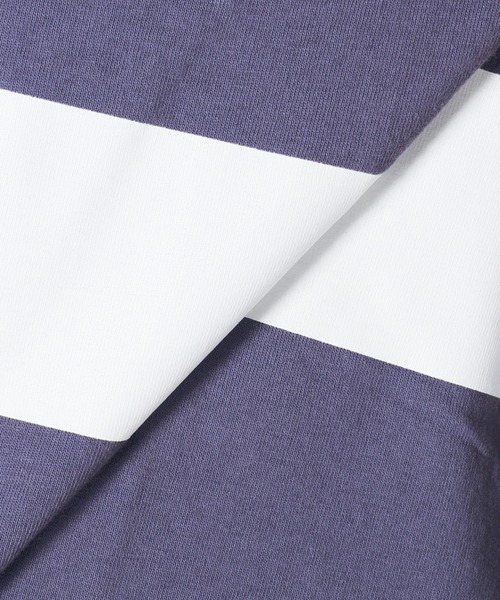 ARMY TWILL(アーミーツイル)の「【ARMY TWILL/アーミーツイル】 PRINT ボーダー Tシャツ(Tシャツ/カットソー・メンズ・ベージュ/グレー/ホワイト/ネイビー・LARGE/MEDIUM)」の21枚目の写真