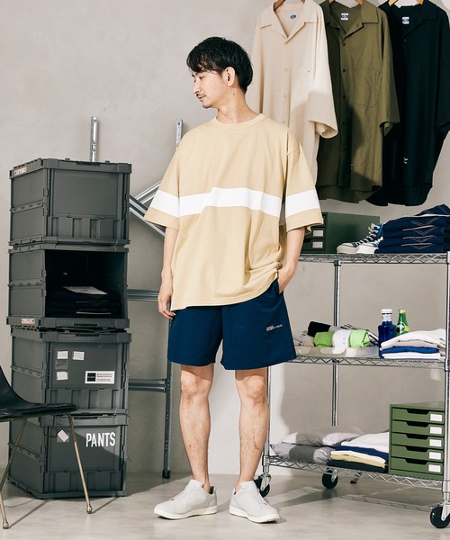 ARMY TWILL(アーミーツイル)の「【ARMY TWILL/アーミーツイル】 PRINT ボーダー Tシャツ(Tシャツ/カットソー・メンズ・ベージュ/グレー/ホワイト/ネイビー・LARGE/MEDIUM)」の18枚目の写真