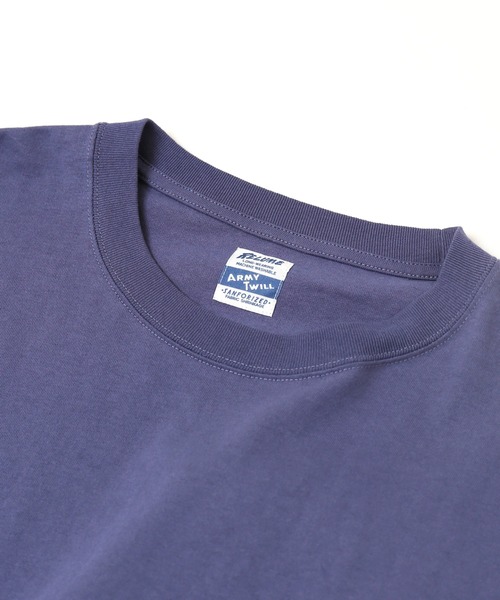 ARMY TWILL(アーミーツイル)の「【ARMY TWILL/アーミーツイル】 PRINT ボーダー Tシャツ(Tシャツ/カットソー・メンズ・ベージュ/グレー/ホワイト/ネイビー・LARGE/MEDIUM)」の12枚目の写真