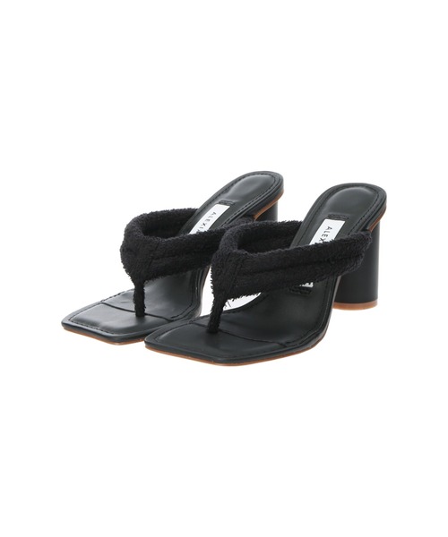 ALEXIA STAM(アリシアスタン)の「【ViVi 8月号掲載】Terry Cloth Thong Sandals/テリークロストングサンダル(サンダル・レディース・ホワイト/ブラック/モカ・S/M/L)」の18枚目の写真