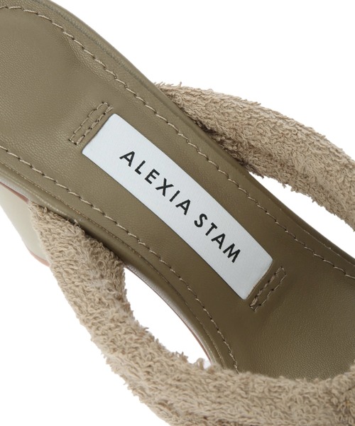 ALEXIA STAM(アリシアスタン)の「【ViVi 8月号掲載】Terry Cloth Thong Sandals/テリークロストングサンダル(サンダル・レディース・ホワイト/ブラック/モカ・S/M/L)」の19枚目の写真