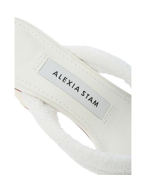 ALEXIA STAM(アリシアスタン)の「【ViVi 8月号掲載】Terry Cloth Thong Sandals/テリークロストングサンダル(サンダル・レディース・ホワイト/ブラック/モカ・S/M/L)」の21枚目の写真